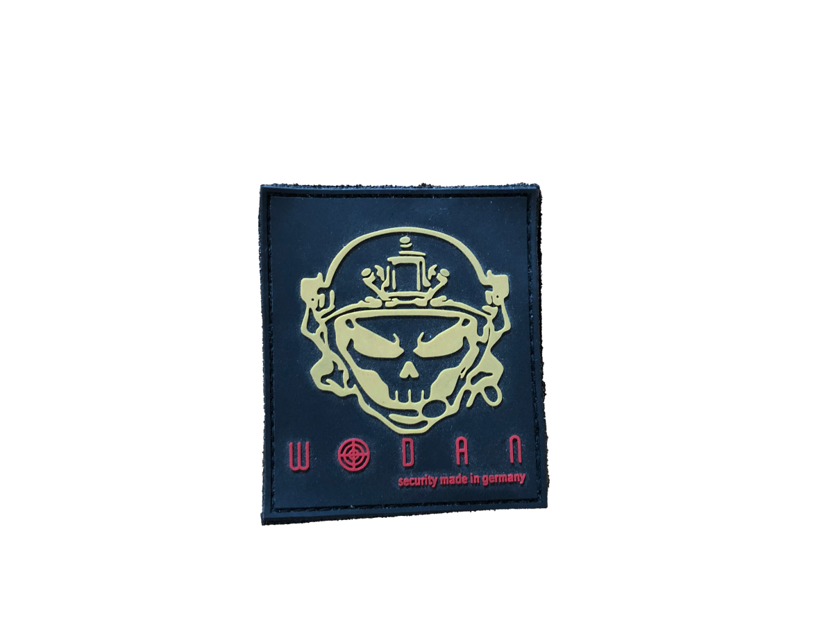 Patch Totenkopf In Camouflage Gr n Wodan Security